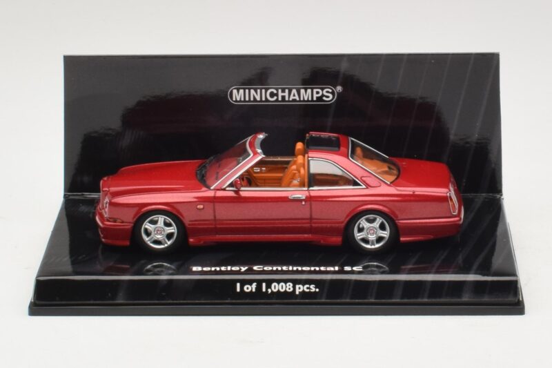 Bentley Continental SC Raudona Metalik Minichamps 1:43 Bentley Continental SC Raudona Metalik Minichamps 1:43 436139991 Metalas