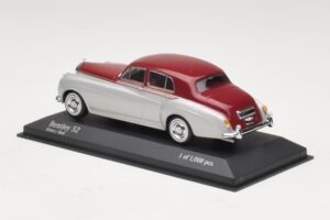 Bentley S2 Sidabrinis Raudonas Minichamps 1:43 403139953 Metalas - nuotrauka 3 iš 4