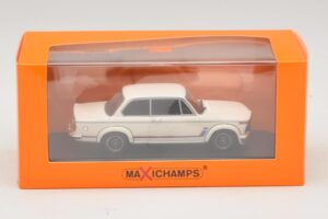BMW 2002 Turbo Baltas Maxichamps 1:43 940022201 Metalas - nuotrauka 4 iš 4
