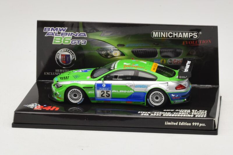 BMW Alpina B6 GT3 #25 24 Hours of Nürburgring 2009 Minichamps 1:43 437092625 Metalas
