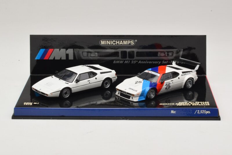 BMW M1 25-Ųjų Metinių Rinkinys Minichamps 1:43 402025025 Metalas