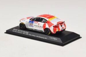 BMW M235i Bong Motorsport #307 Nett / Akata 24 Hours of Nurburgring 2015 Minichamps 1:43 437152507 Metalas - nuotrauka 3 iš 4