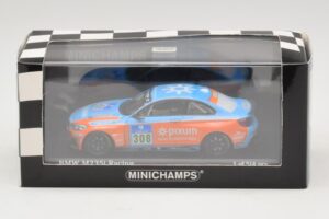 BMW M235i Team Adrenalin #308 Fischer / Zils 24 Hours of Nurburgring 2014 Minichamps 1:43 437142408 Metalas - nuotrauka 4 iš 4