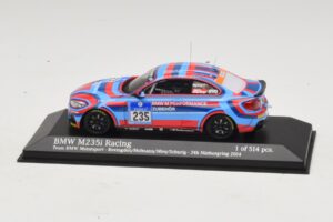 BMW M235i Team BMW Motorsport #235 Bovigdon 24 Hours of Nurburgring 2014 Minichamps 1:43 437142435 Metalas