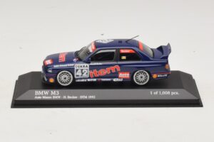 BMW M3 E30 Auto Maas #42 Becker DTM 1992 Minichamps 1:43 430922042 Metalas