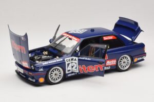 BMW M3 E30 Auto Maass #42 H. Becker DTM 1992 Minichamps 1:18 180922042 Metalas - nuotrauka 2 iš 8