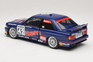 BMW M3 E30 Auto Maass #42 H. Becker DTM 1992 Minichamps 1:18 180922042 Metalas - nuotrauka 7 iš 8
