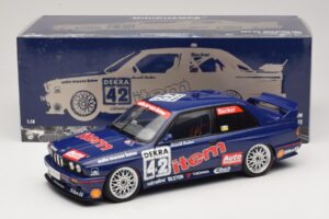 BMW M3 E30 Auto Maass #42 H. Becker DTM 1992 Minichamps 1:18 180922042 Metalas - nuotrauka 8 iš 8