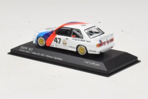 BMW M3 E30 M-Team Linder #47 Vogt / Herger Winners ETC Zolder 1987 Minichamps 1:43 430872047 Metalas - nuotrauka 3 iš 4