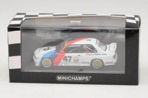 BMW M3 E30 M-Team Linder #47 Vogt / Herger Winners ETC Zolder 1987 Minichamps 1:43 430872047 Metalas - nuotrauka 4 iš 4