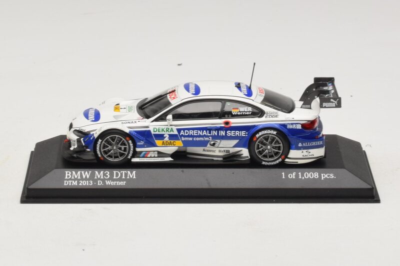 BMW M3 E92 DTM #2 D. Werner BMW Team Schnitzer DTM 2013 Minichamps 1:43 410132202 Metalas