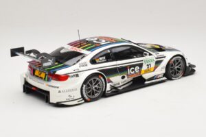 BMW M3 E92 DTM #21 M. Wittmann BMW Team MTEK 2013 Minichamps 1:18 100132221 Metalas - nuotrauka 3 iš 8