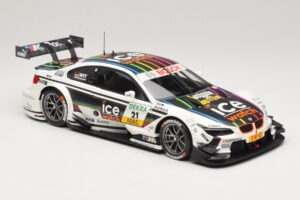 BMW M3 E92 DTM #21 M. Wittmann BMW Team MTEK 2013 Minichamps 1:18 100132221 Metalas - nuotrauka 6 iš 8