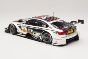 BMW M3 E92 DTM #21 M. Wittmann BMW Team MTEK 2013 Minichamps 1:18 100132221 Metalas - nuotrauka 7 iš 8