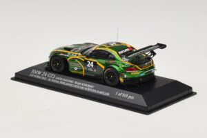 BMW Z4 GT3 Saudi Falcons #24 Al Faisal / Binladen 24 Hours of Dubai 2013 Minichamps 1:43 437132424 Metalas - nuotrauka 3 iš 4