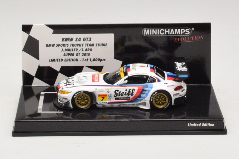 BMW Z4 GT3 Steiff #7 Muller / Ara Super GT 2015 Minichamps 1:43 BMW Z4 GT3 Steiff #7 Muller / Ara Super GT 2015 Minichamps 1:43 447152007 Metalas