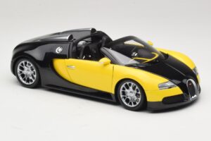 Bugatti Veyron Grand Sport Black Lemon Minichamps 1:18 100110831 Metalas - nuotrauka 6 iš 8