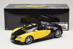 Bugatti Veyron Grand Sport Black Lemon Minichamps 1:18 100110831 Metalas - nuotrauka 8 iš 8