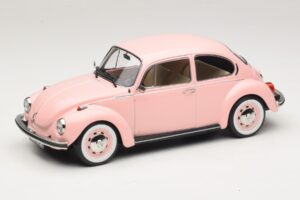 Volkswagen 1303 Pastel Pink New Baby Gift Norev 1:18 188677 Metalas