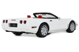 Chevrolet Corvette C4 Kabrioletas Arctic White GT Spirit 1:18 GT580 Derva - nuotrauka 2 iš 5