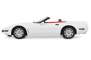 Chevrolet Corvette C4 Kabrioletas Arctic White GT Spirit 1:18 GT580 Derva - nuotrauka 3 iš 5