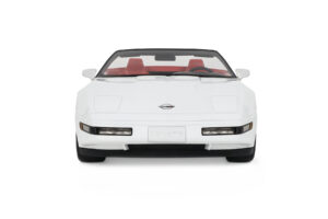 Chevrolet Corvette C4 Kabrioletas Arctic White GT Spirit 1:18 GT580 Derva - nuotrauka 4 iš 5