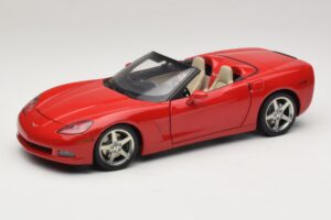 Chevrolet Corvette C6 Kabrioletas Raudonas AUTOart 1:18 71221 Metalas