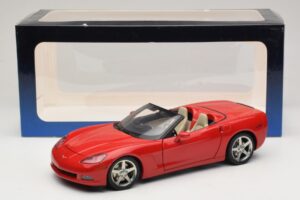Chevrolet Corvette C6 Kabrioletas Raudonas AUTOart 1:18 71221 Metalas - nuotrauka 8 iš 8