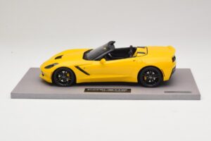 Chevrolet Corvette C7 Velocity Yellow BBR 1:18 BLM1815E Derva - nuotrauka 3 iš 6