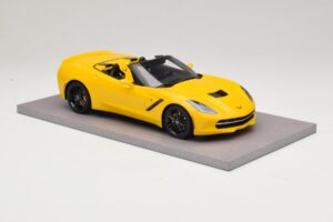 Chevrolet Corvette C7 Velocity Yellow BBR 1:18 BLM1815E Derva - nuotrauka 4 iš 6