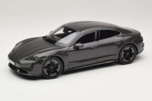 Porsche Taycan Turbo S Slate Grey Neo Norev 1:18 187654 Metalas