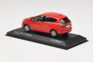 Ford C-Max Compact Raudonas Minichamps 1:43 400089000 Metalas - nuotrauka 3 iš 4