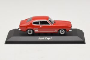 Ford Capri I Raudonas Maxichamps 1:43 940085500 Metalas