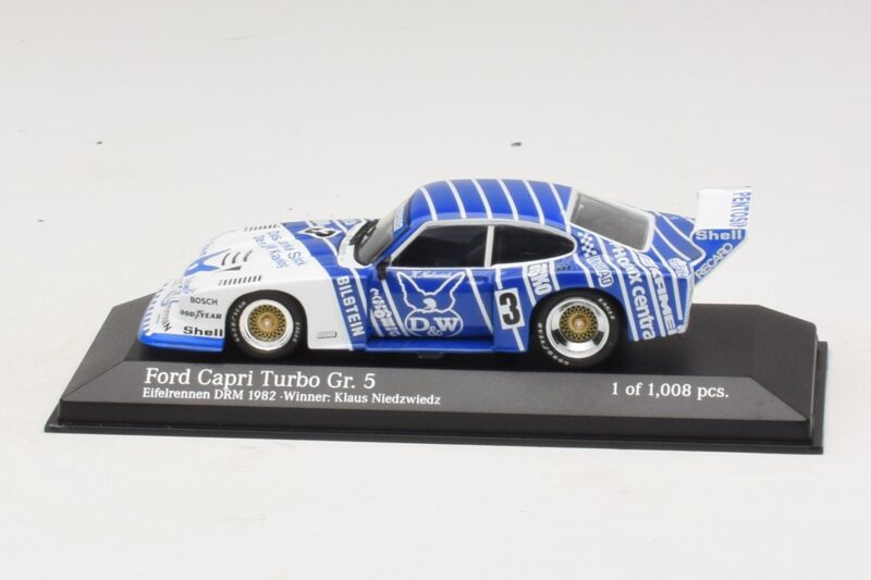 Ford Capri Turbo Gr.5 Zakspeed #3 K. Niedzwiedz Eifelrennen DRM 1982 Minichamps 1:43 430828503 Metalas