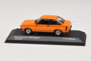 Ford Escort 1600 Sport Mk2 Oranžinis Minichamps 1:43 400084471 Metalas