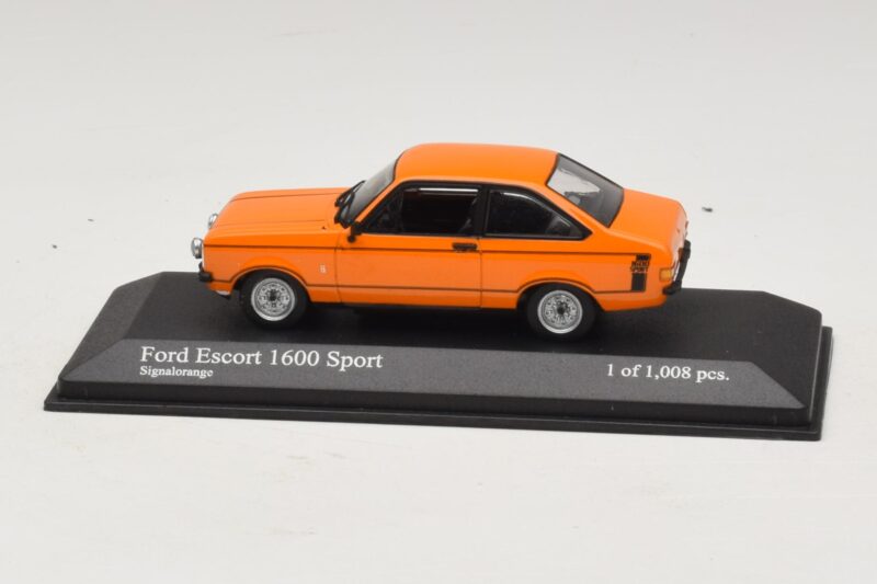Ford Escort 1600 Sport Mk2 Oranžinis Minichamps 1:43 400084471 Metalas