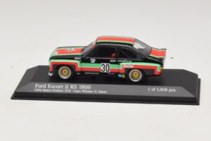 Ford Escort Mk2 RS1800 #30 H. Heyer Class Winner DRM Mainz-Finthen 1976 Minichamps 1:43 400768430 Metalas