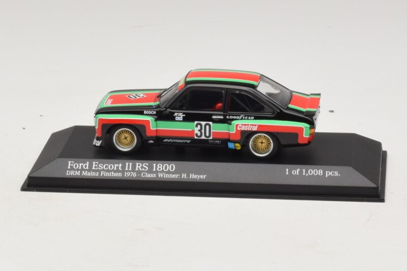 Ford Escort Mk2 RS1800 #30 H. Heyer Class Winner DRM Mainz-Finthen 1976 Minichamps 1:43 400768430 Metalas