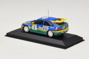Ford Escort RS #3 Bernardini / Occelli Rally Monte Carlo Winner 1996 Minichamps 1:43 430968203 Metalas - nuotrauka 3 iš 4