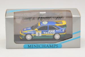 Ford Escort RS #3 Bernardini / Occelli Rally Monte Carlo Winner 1996 Minichamps 1:43 430968203 Metalas - nuotrauka 4 iš 4