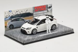 Ford Focus RS Mk2 Top Gear Baltas Su Figūrėle Minichamps 1:43 519438810 Metalas - nuotrauka 2 iš 5