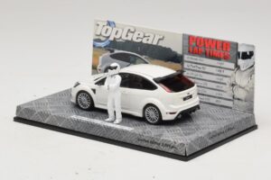 Ford Focus RS Mk2 Top Gear Baltas Su Figūrėle Minichamps 1:43 519438810 Metalas - nuotrauka 3 iš 5