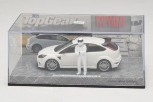 Ford Focus RS Mk2 Top Gear Baltas Su Figūrėle Minichamps 1:43 519438810 Metalas - nuotrauka 4 iš 5