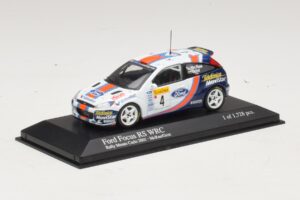 Ford Focus RS WRC #4 C. McRae / N. Grist Rally Monte Carlo 2001 Minichamps 1:43 430018904 Metalas - nuotrauka 2 iš 4