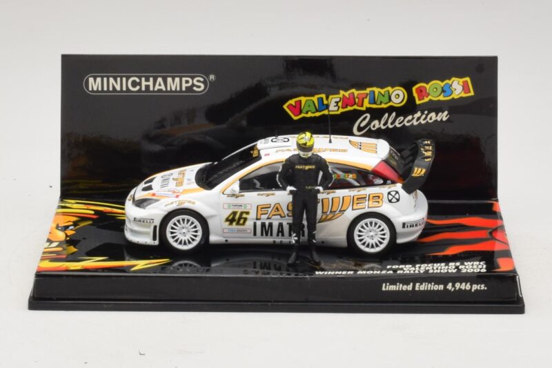 Ford Focus RS WRC #46 V. Rossi / C. Cassina Monza Rally Show 2006 Minichamps 1:43 436068446 Metalas