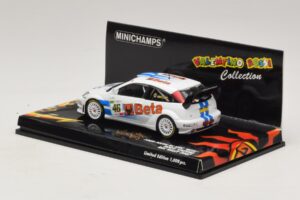 Ford Focus RS WRC #46 V. Rossi / C. Cassina RAC Rally 2007 Pažeista Dėžė Minichamps 1:43 400078446-O1 Metalas - nuotrauka 3 iš 5