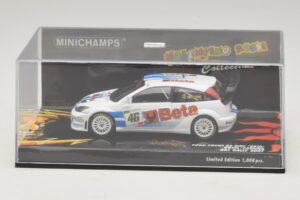Ford Focus RS WRC #46 V. Rossi / C. Cassina RAC Rally 2007 Pažeista Dėžė Minichamps 1:43 400078446-O1 Metalas - nuotrauka 4 iš 5