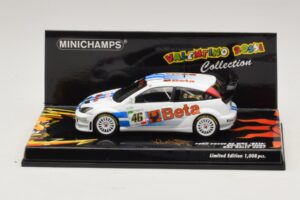 Ford Focus RS WRC #46 V. Rossi / C. Cassina RAC Rally 2007 Minichamps 1:43 400078446 Metalas