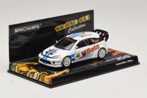 Ford Focus RS WRC #46 V. Rossi / C. Cassina RAC Rally 2007 Minichamps 1:43 400078446 Metalas - nuotrauka 2 iš 5