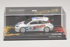 Ford Focus RS WRC #46 V. Rossi / C. Cassina RAC Rally 2007 Minichamps 1:43 400078446 Metalas - nuotrauka 4 iš 5